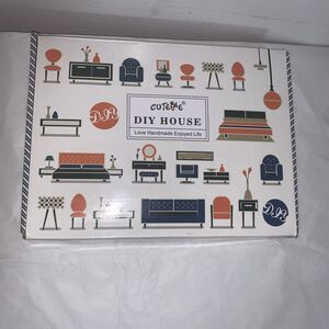 Art DIY HOUSE Warm the light of life handmade  mini house  kit in original box.